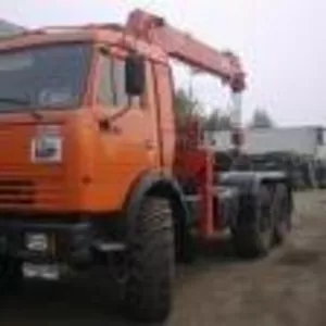 КамАЗ-44108 Седельный тягач с КМУ  KANGLIM модель 1256G2, г/п 7 тонн,  с